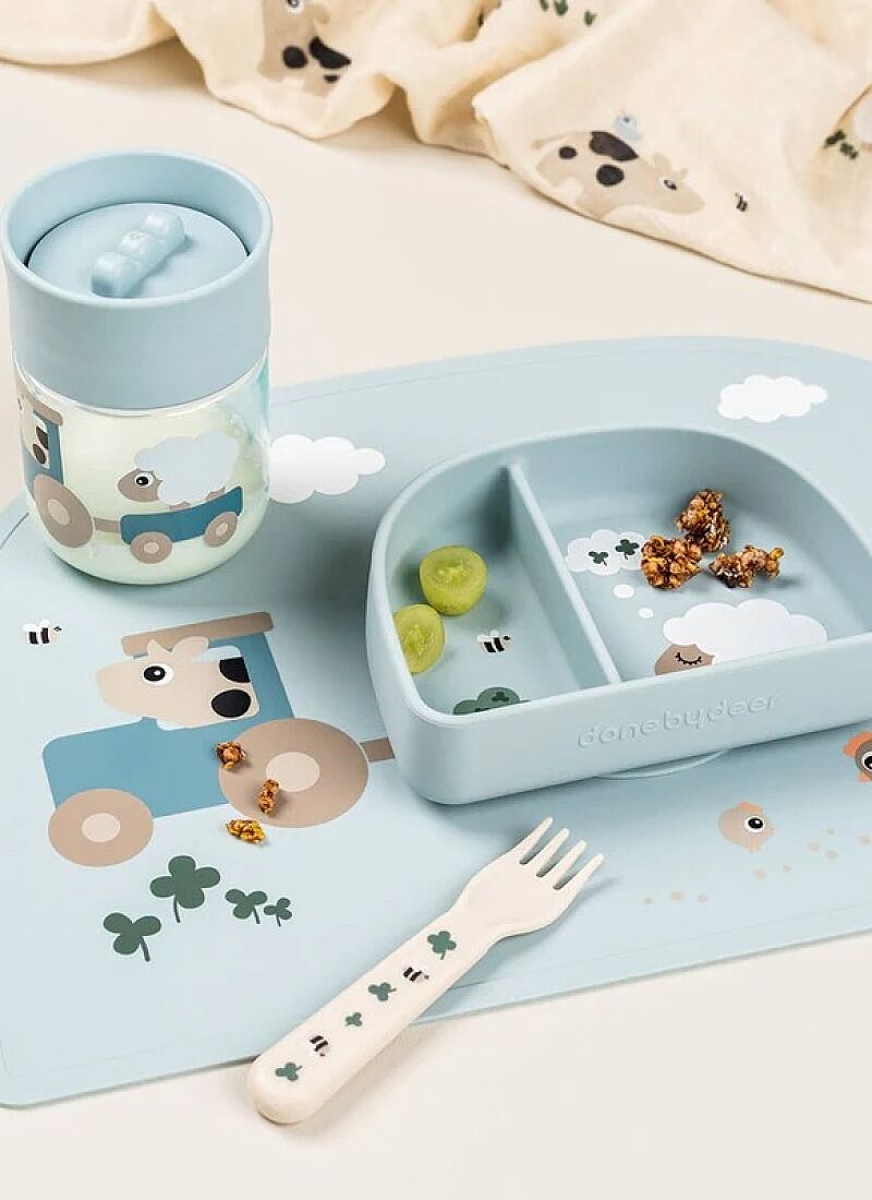 CUP 360° TINY FARM BLUE