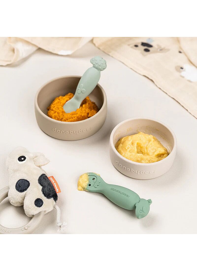 SPOON SET (2PCS) TINY FARM GREEN