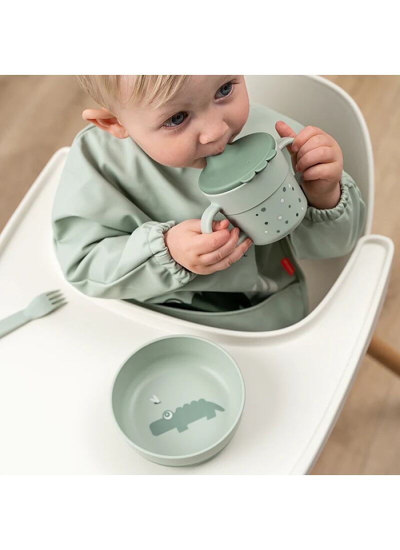 SPOUT CUP HAPPY DOTS GREEN