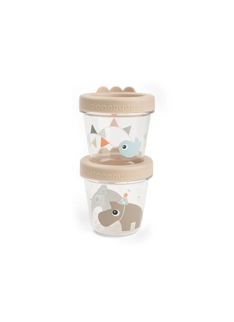 SNACK BOX SET 2PCS CELEBRATION SAND