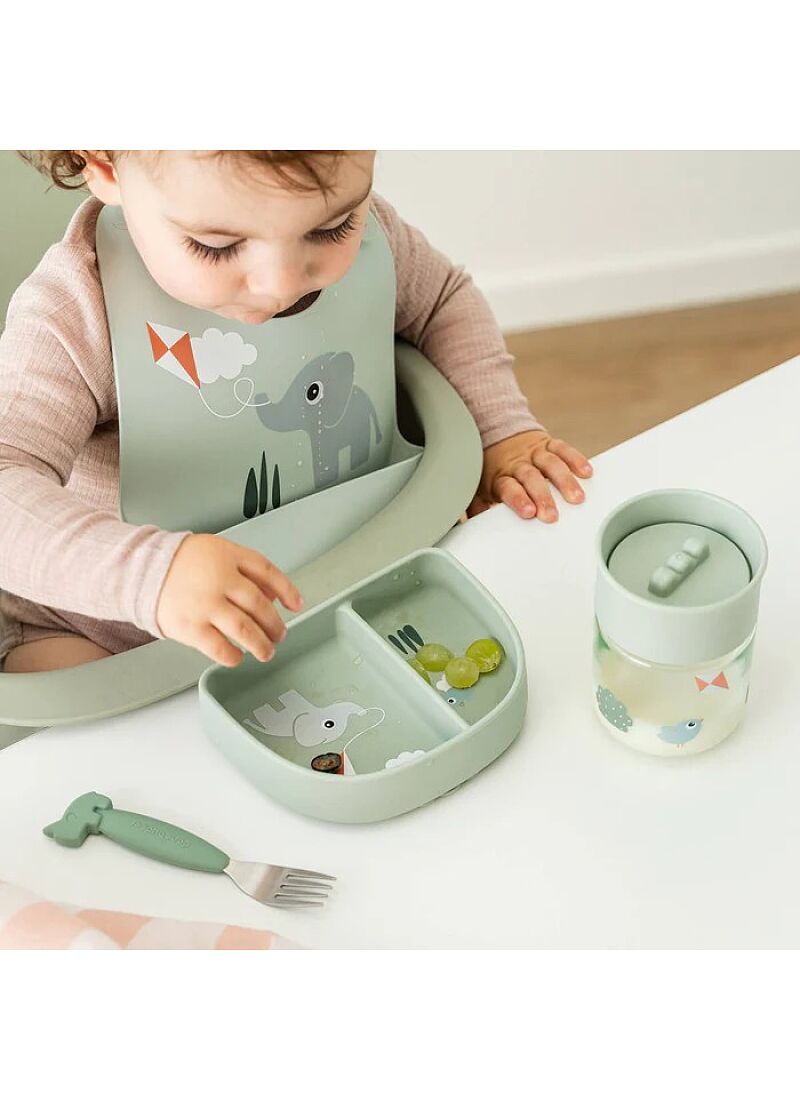 PLATE FOODIE PLAYGROUND GREEN
