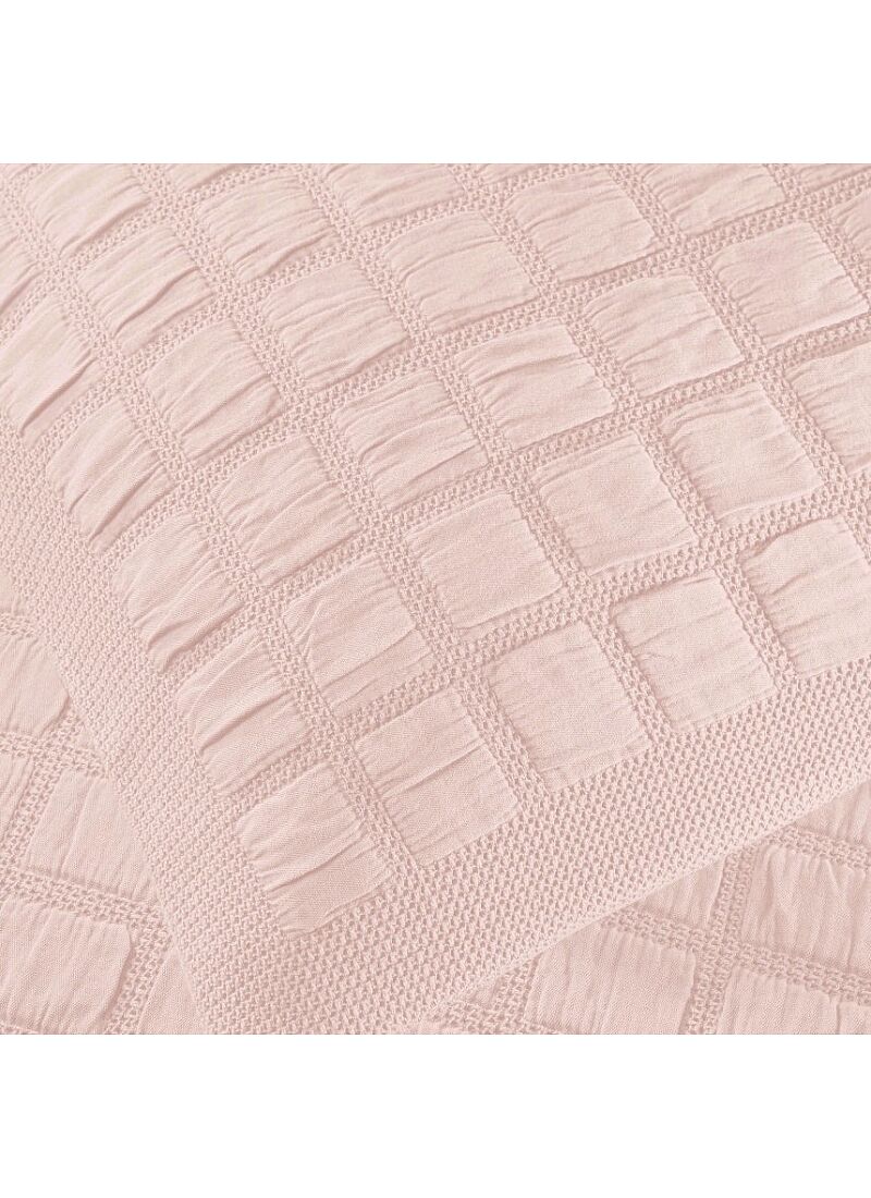 SINGLE KNITTED BLANKET 1186 ROSE