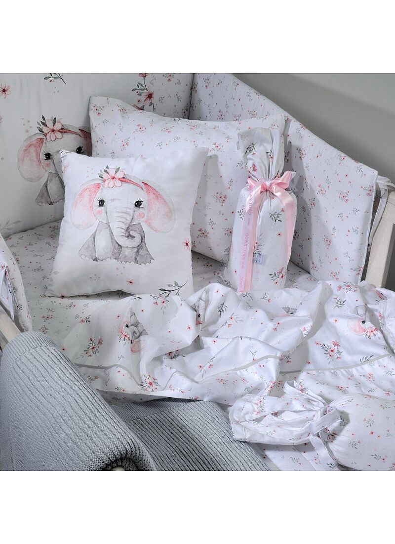 CRIB SHEETS SET ELEPHANT (BS855)