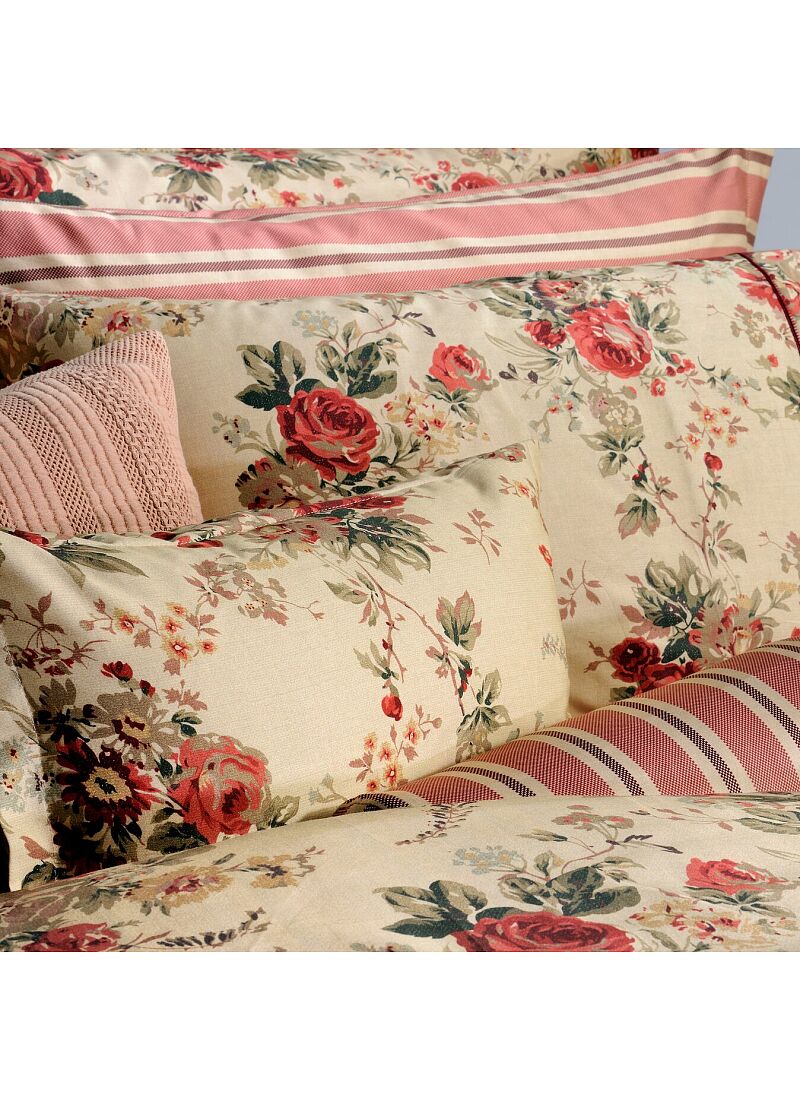 SINGLE DUVET COVER SET ANTIQUE FLOWER (S869)