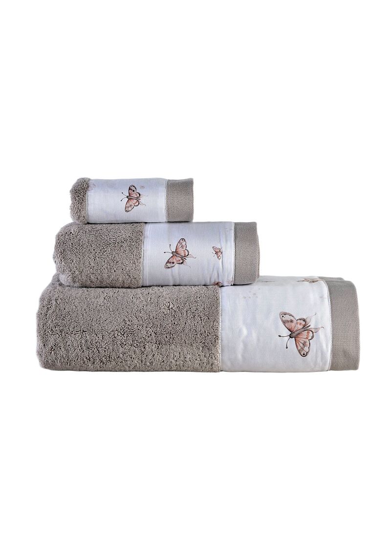 3PCS TOWEL SET MELINA BEIGE