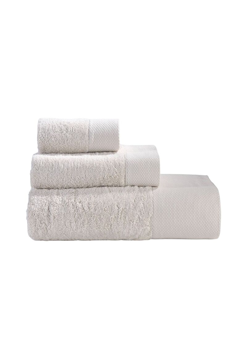 TOWEL SET 3PCS ROSA ECRU