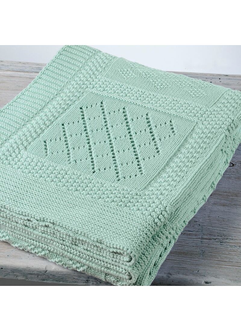 CRIB BLANKET (90X120) 07 MISTY JADE