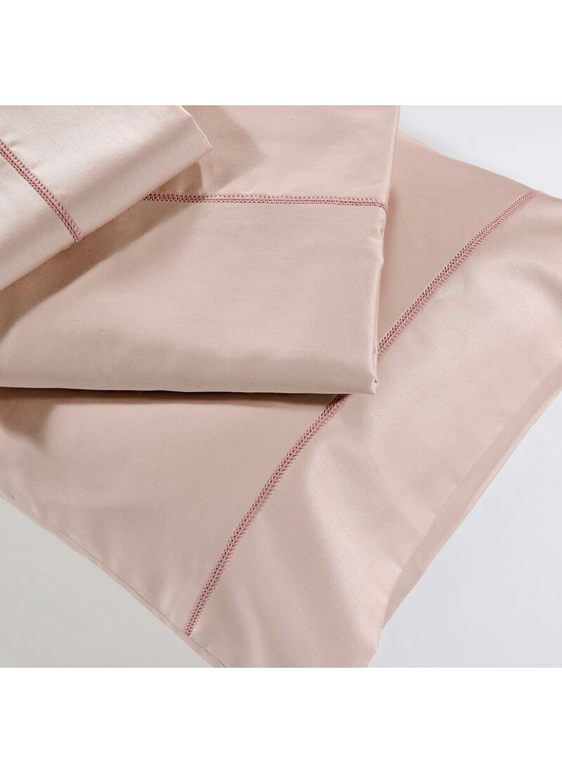 SINGLE DUVET COVER SET SATEEN PUDRE S250/11