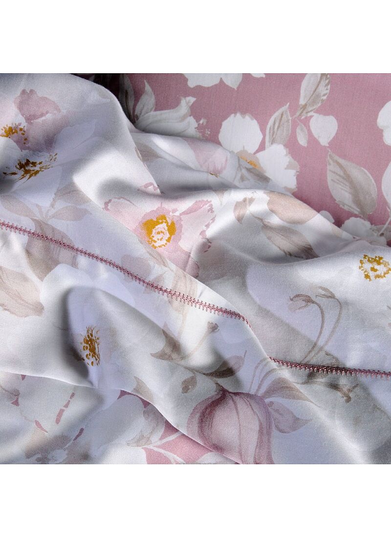 KING SIZE DUVET COVER SET SATEEN ROSALYN (S859)