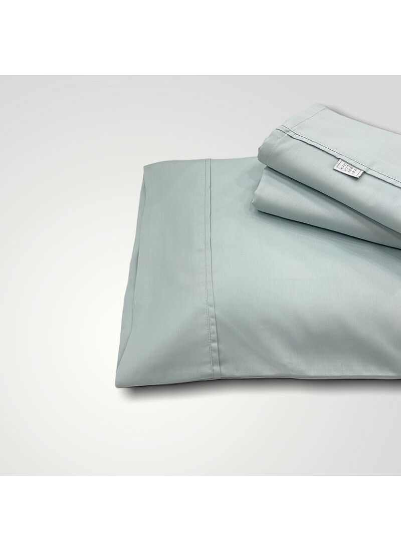 CRIB SHEETS SET MINERAL GREEN