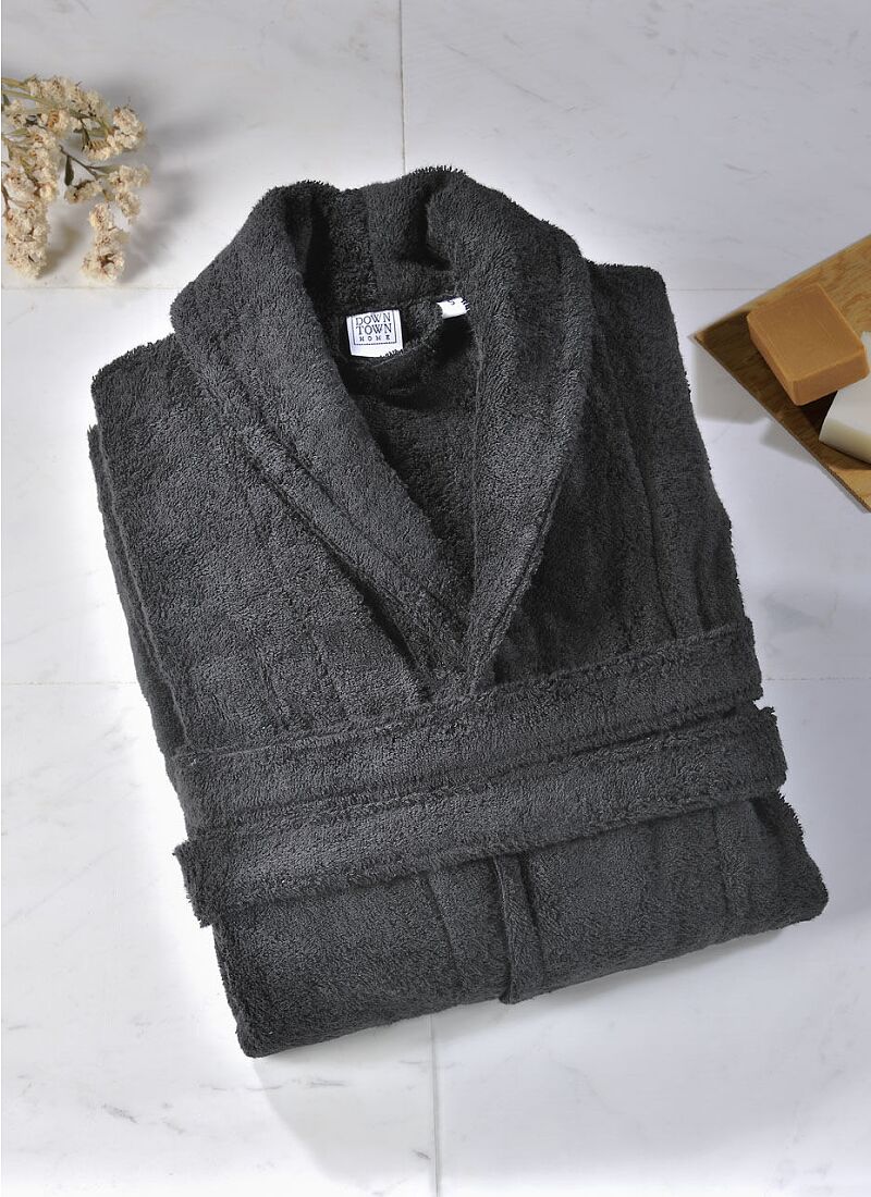 BATHROBE ROSA BLACK