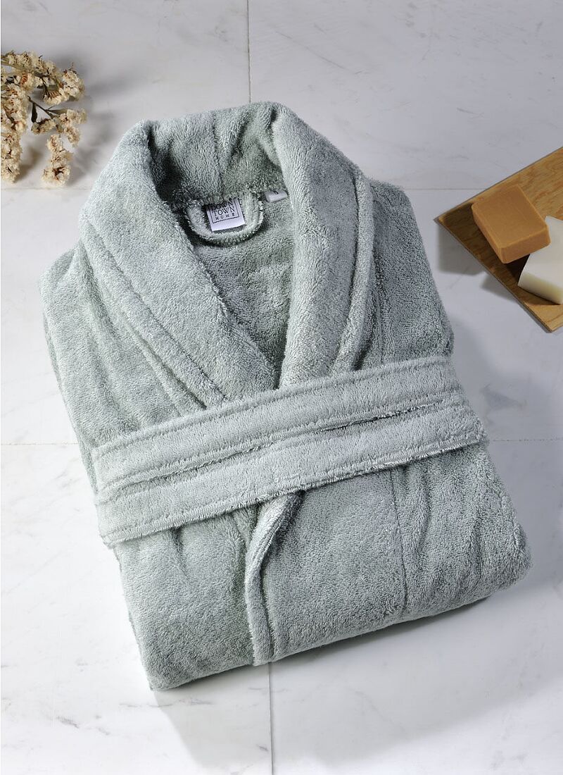 BATHROBE ROSA AQUA