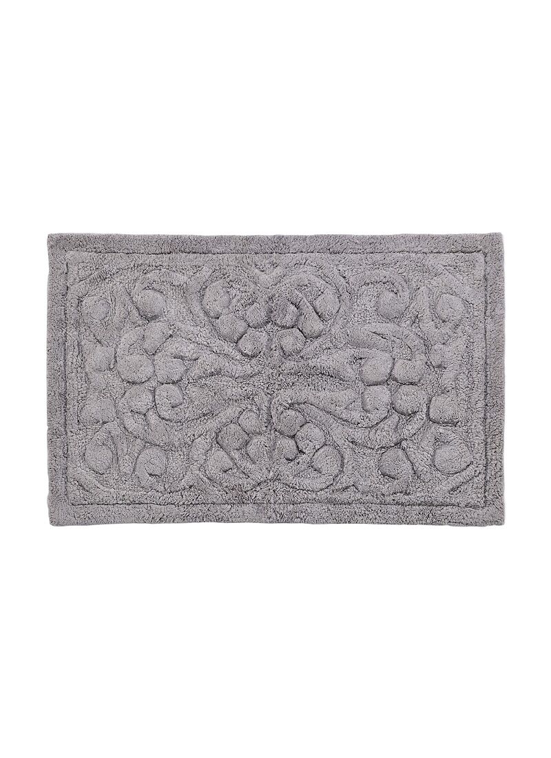 RUG TUFTED FLOWER LIGHT GREY