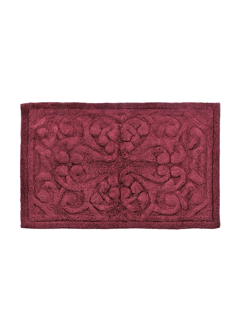 RUG TUFTED FLOWER MAUVE