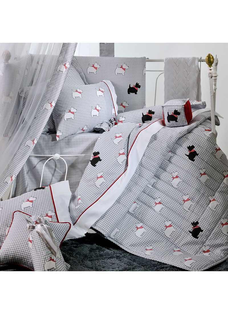 CRADLE SHEETS SET DOG (BS767)