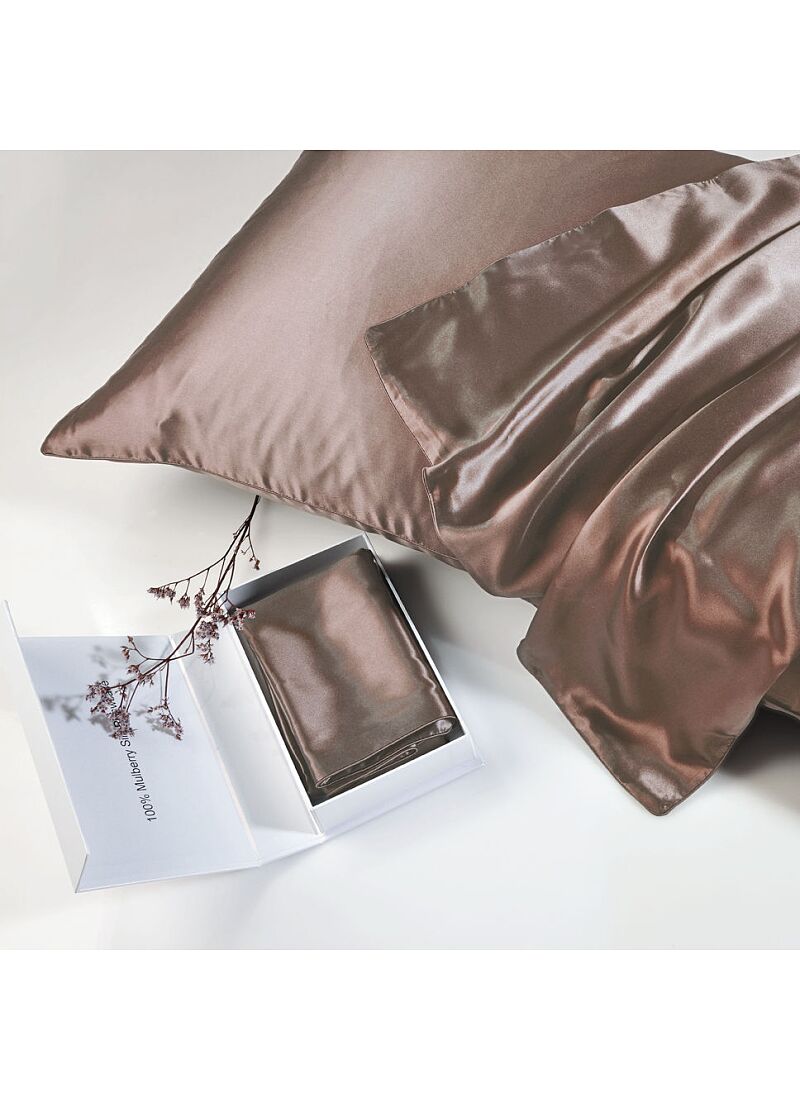 PILLOWCASE SILK PURPLE