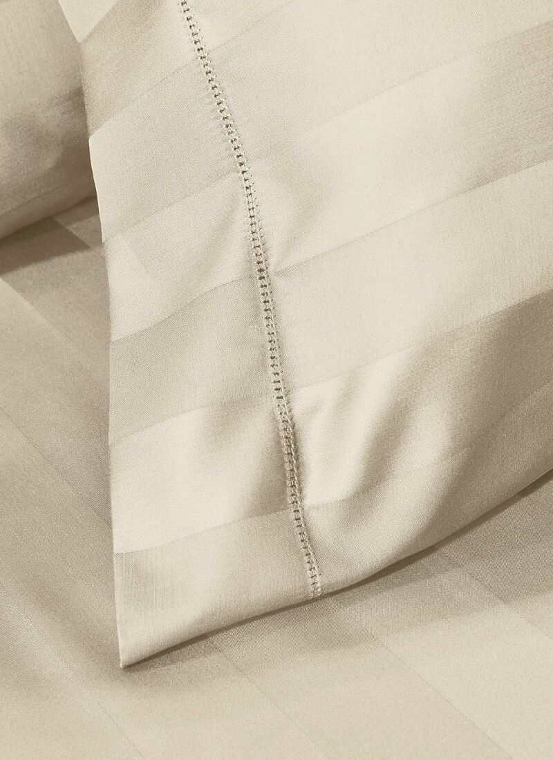 QUEEN SHEET SET ZAQUARD ECRU