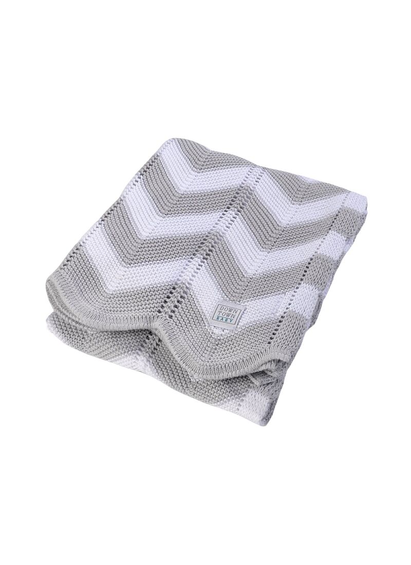 BASSINET BLANKET (75X105) 456 GREY