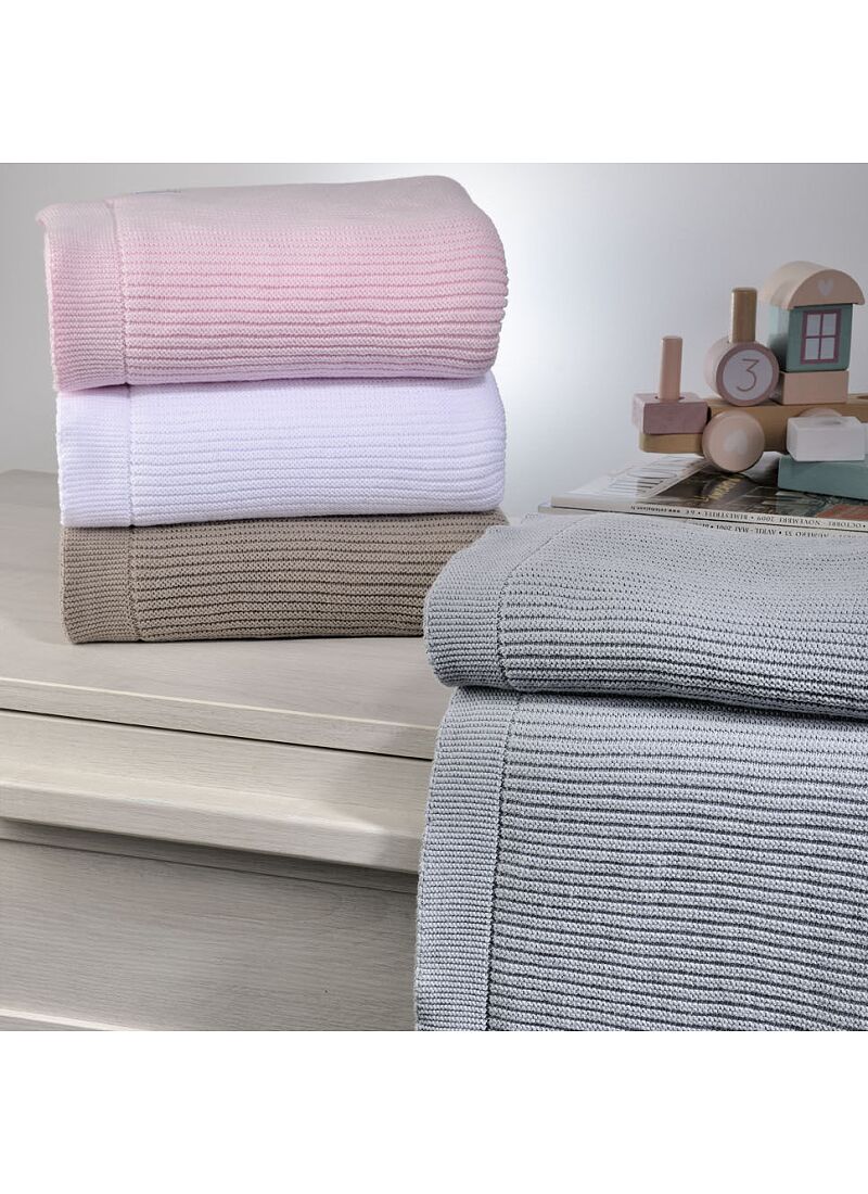 CRIB BLANKET (100Χ150) 446 WHITE