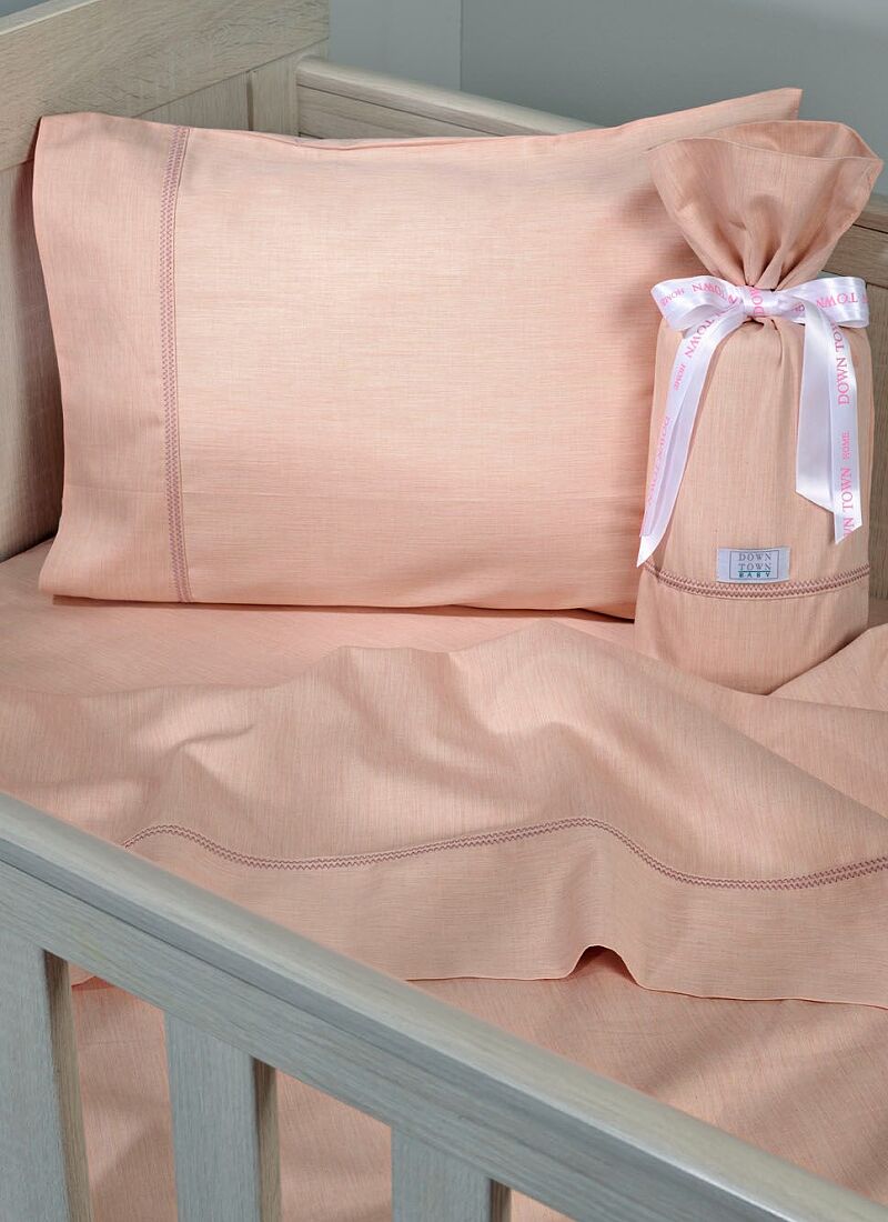 CRIB SHEETS SET ORANGE