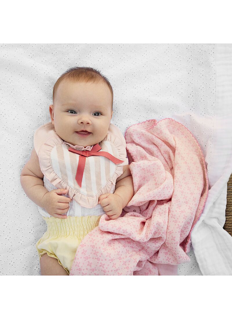 MUSLIN BLANKET (80x80) EMBROIDERY ANGLAISE