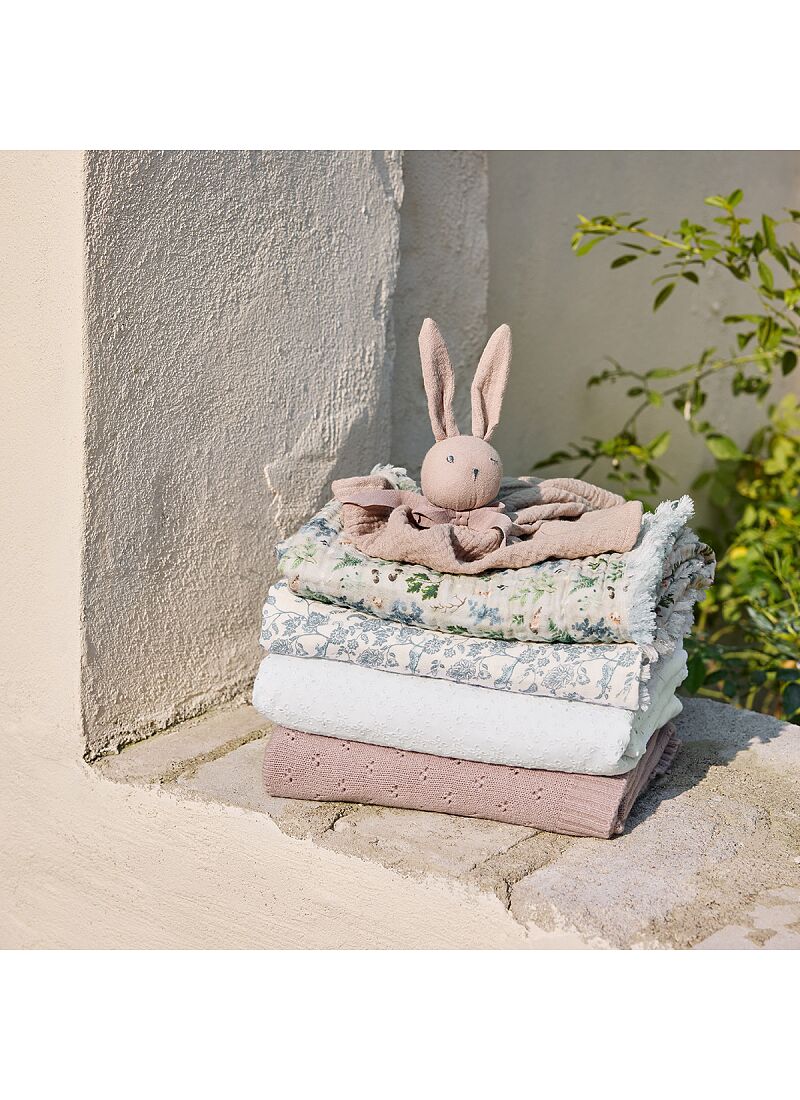 CRADLE BLANKET (75X100) SOFT GARDEN LEO