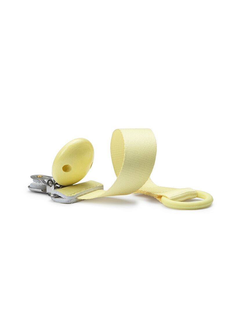PACIFIER CLIP SUNNY DAY YELLOW