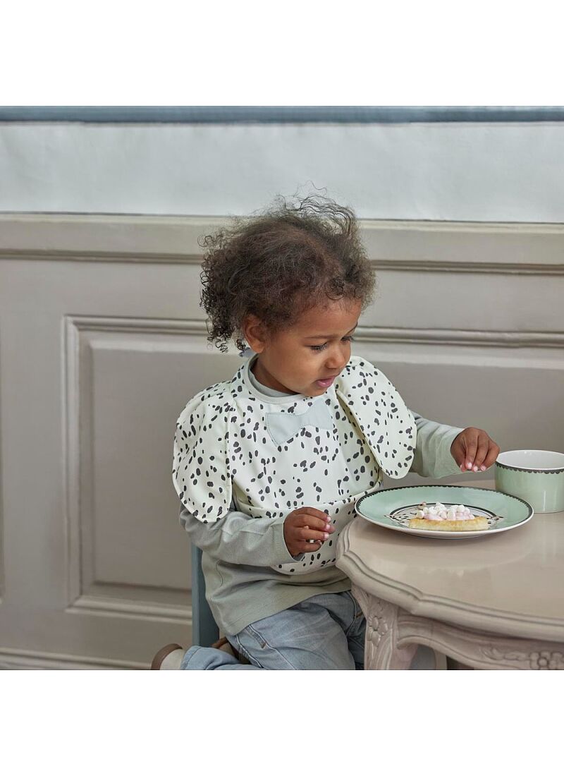 BABY BIB DALMATIAN DOTS