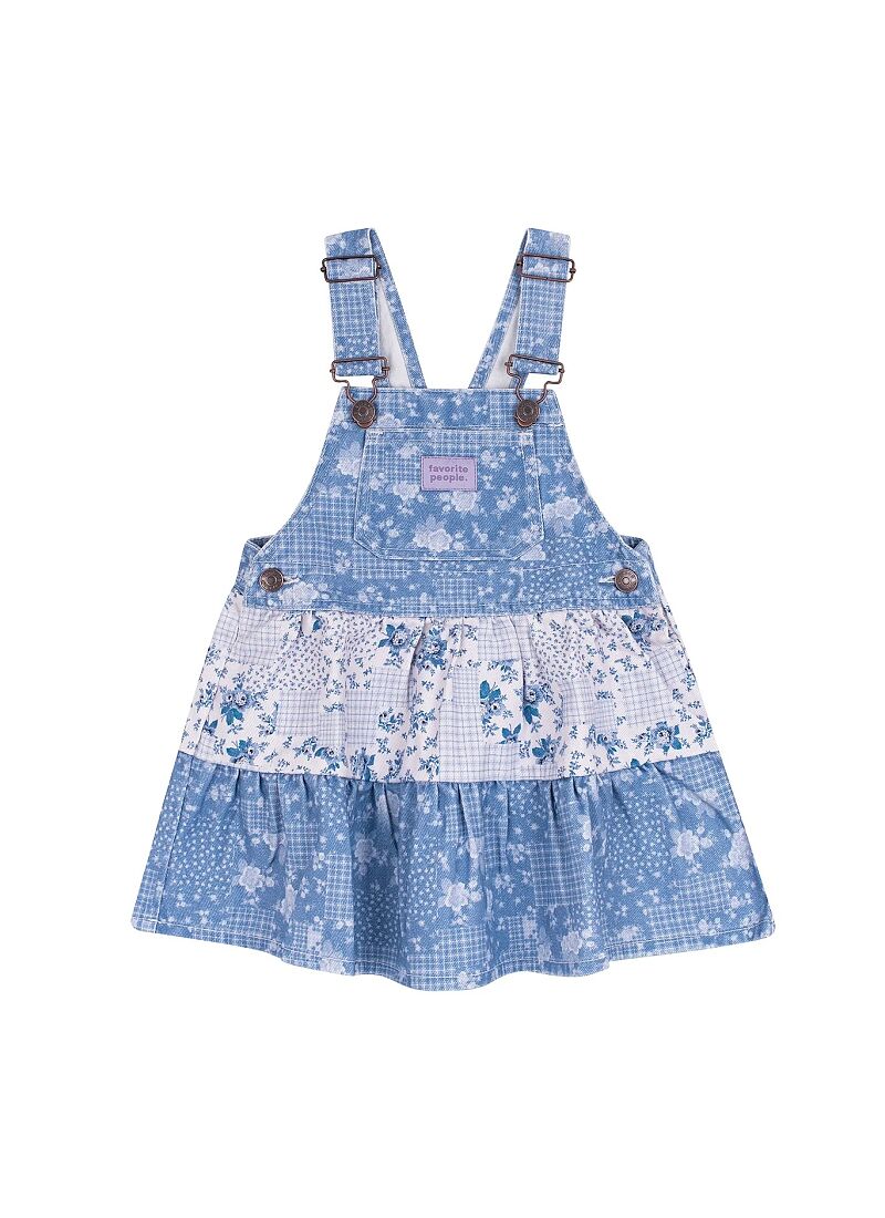 DUNGAREE DRESS POMBALINO