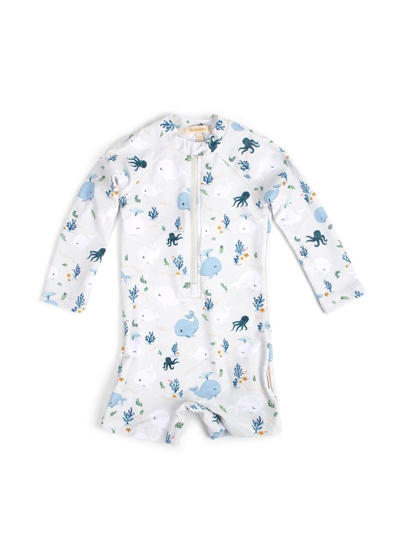 LONGSLEEVE SWIMSUIT (3-4Y) CHRISTIAN'S WHALE TALES