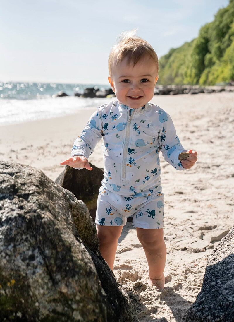 LONGSLEEVE SWIMSUIT (3-4Y) CHRISTIAN'S WHALE TALES