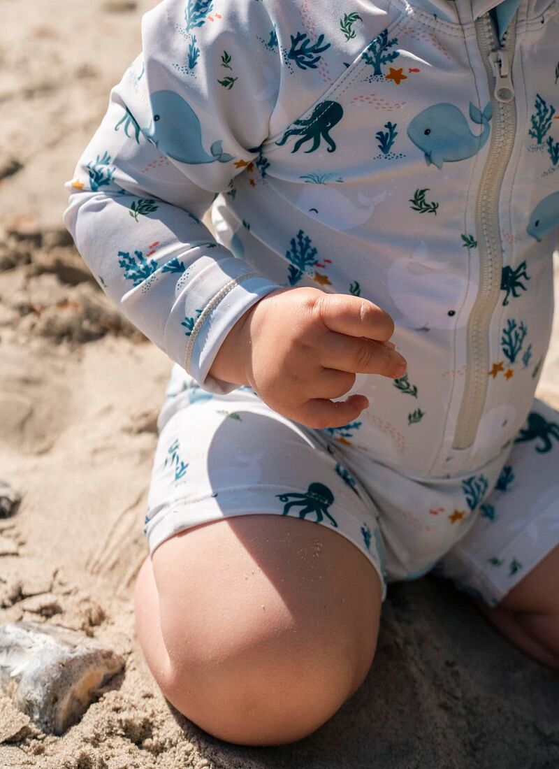 LONGSLEEVE SWIMSUIT (3-4Y) CHRISTIAN'S WHALE TALES