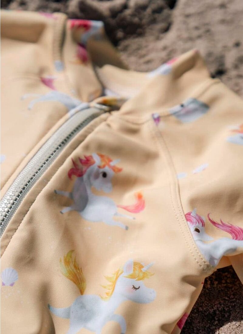 LONGSLEEVE SWIMSUIT (1-2Y) UNICORN SHORES