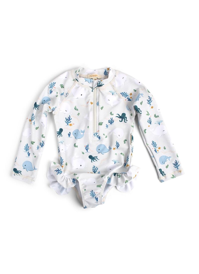 LONGSLEEVE SWIMSUIT (1-2Y) CHRISTIAN'S WHALE TALES