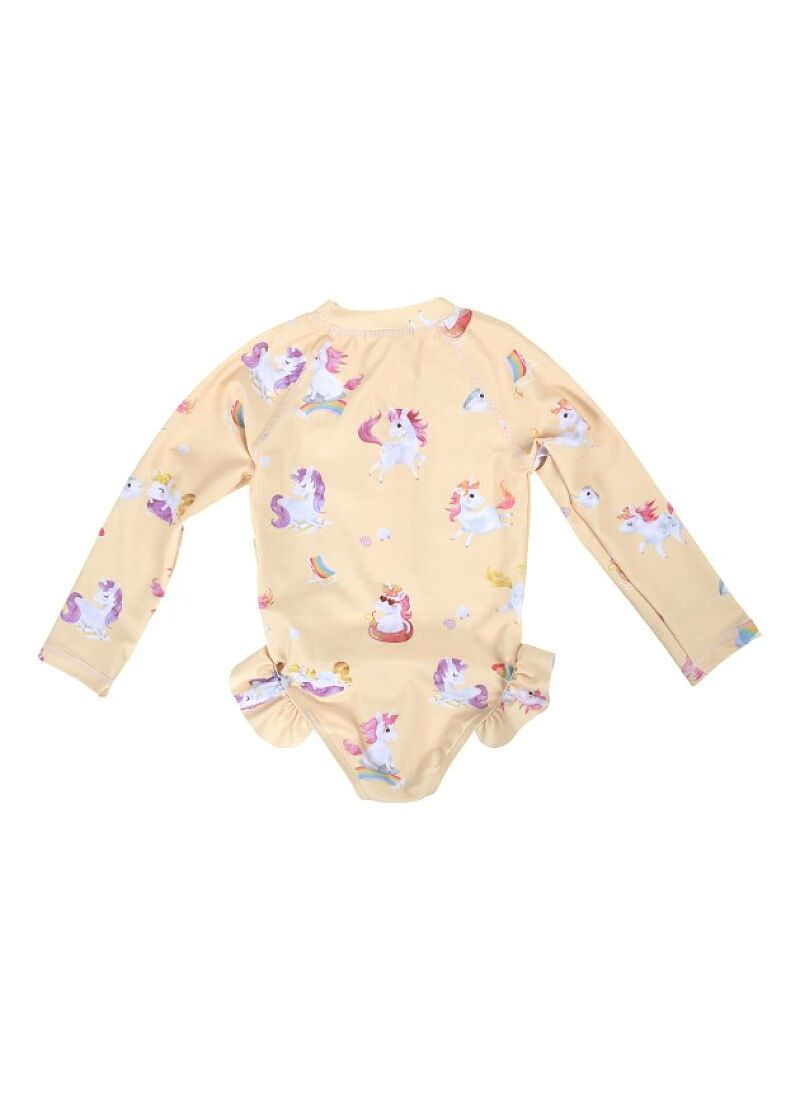 LONGSLEEVE SWIMSUIT (1-2Y) UNICORN SHORES