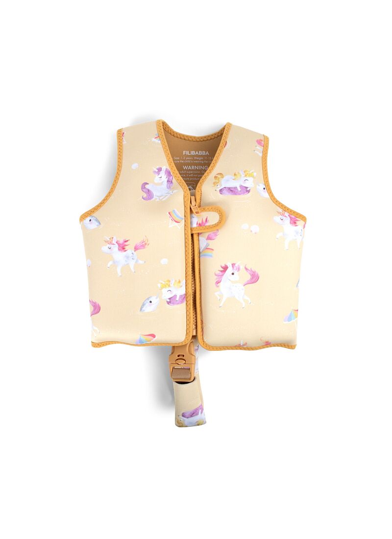 SWIM VEST (1-2Y) UNICORN SHORES