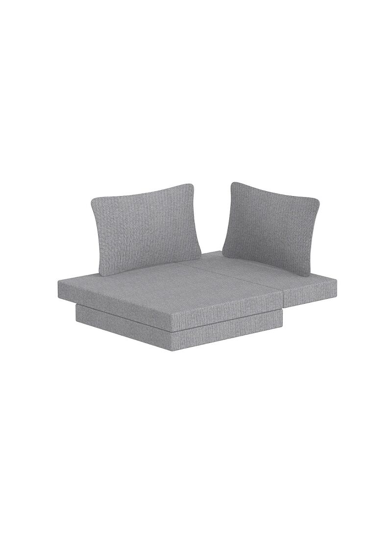 HIGH SINGLE BED CLASSIC GREY WASHED (90X200)