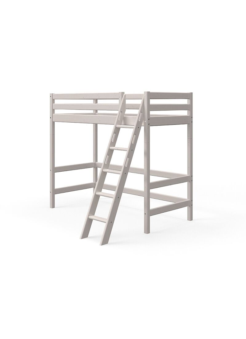 HIGH SINGLE BED CLASSIC GREY WASHED (90X200)