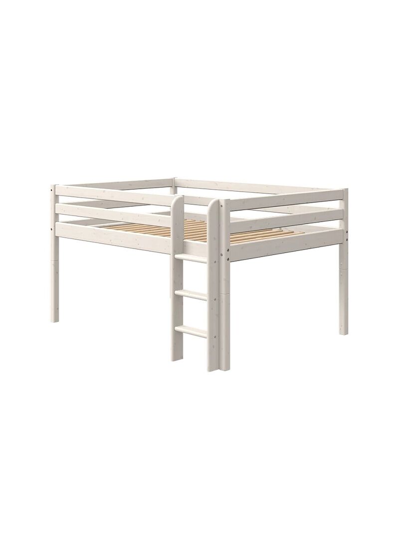 MID-HIGH DOUBLE BED CLASSIC WHITE WASHED (140X200)