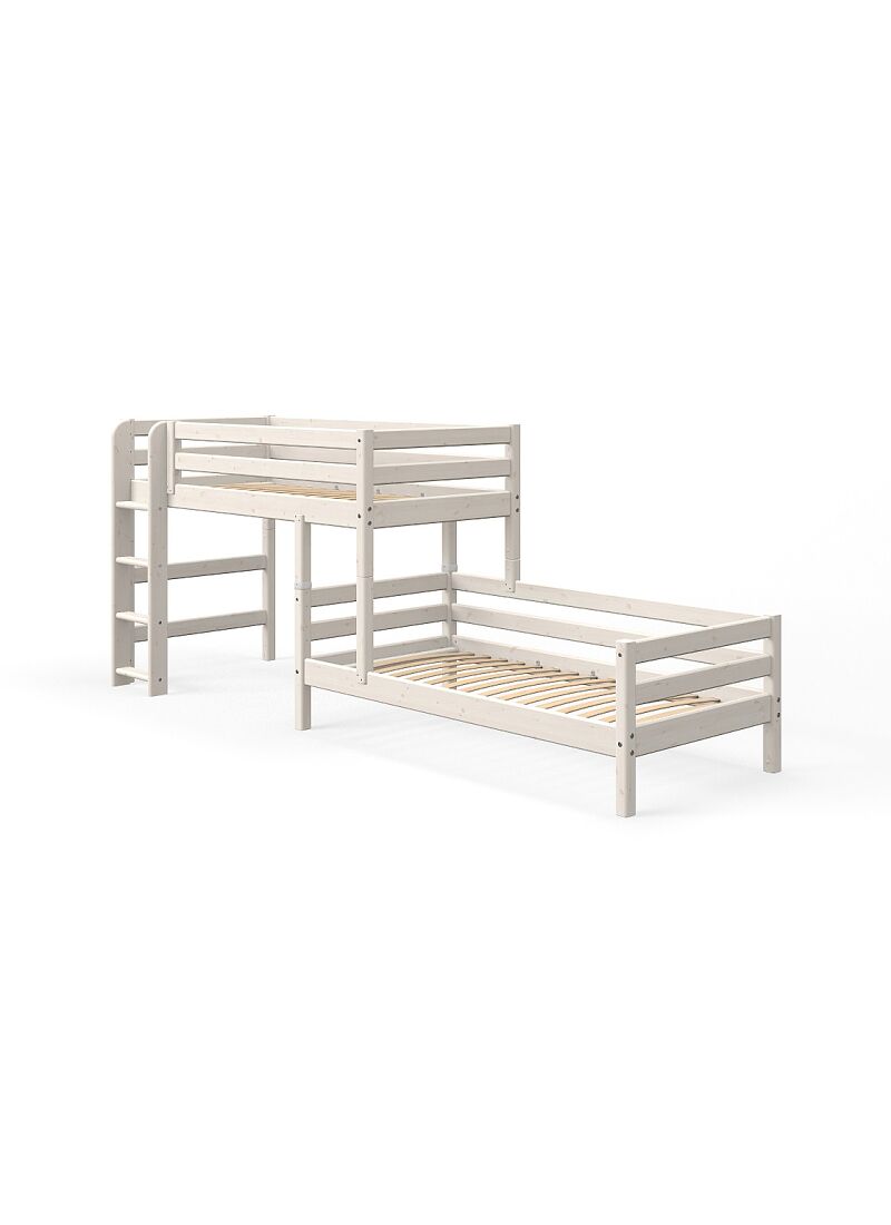 SEMI-HIGH BUNK BED CLASSIC WHITE WASHED