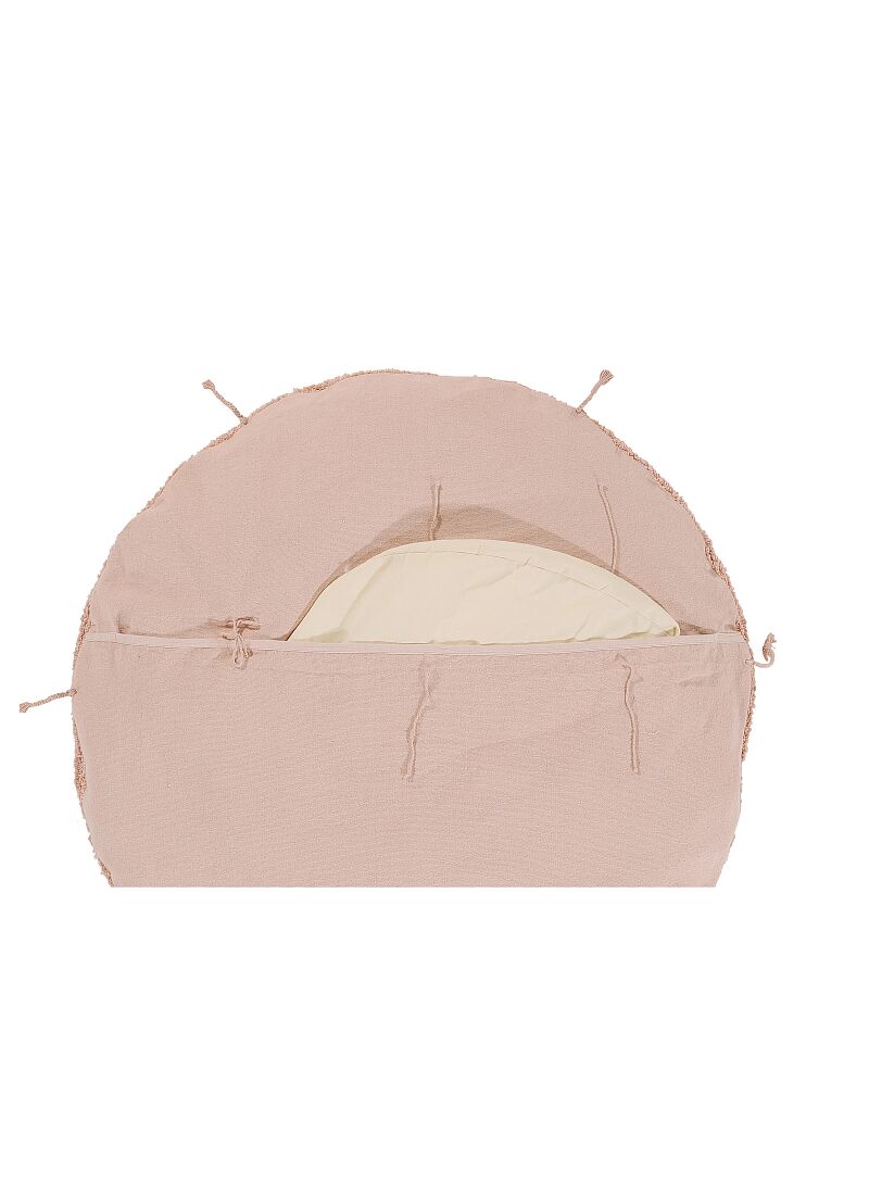 POUF-RUG LOU VINTAGE NUDE (120cm)