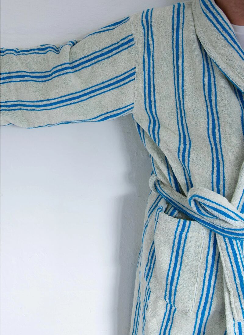 BATHROBE (LARGE/XLARGE) AQUA BLUE