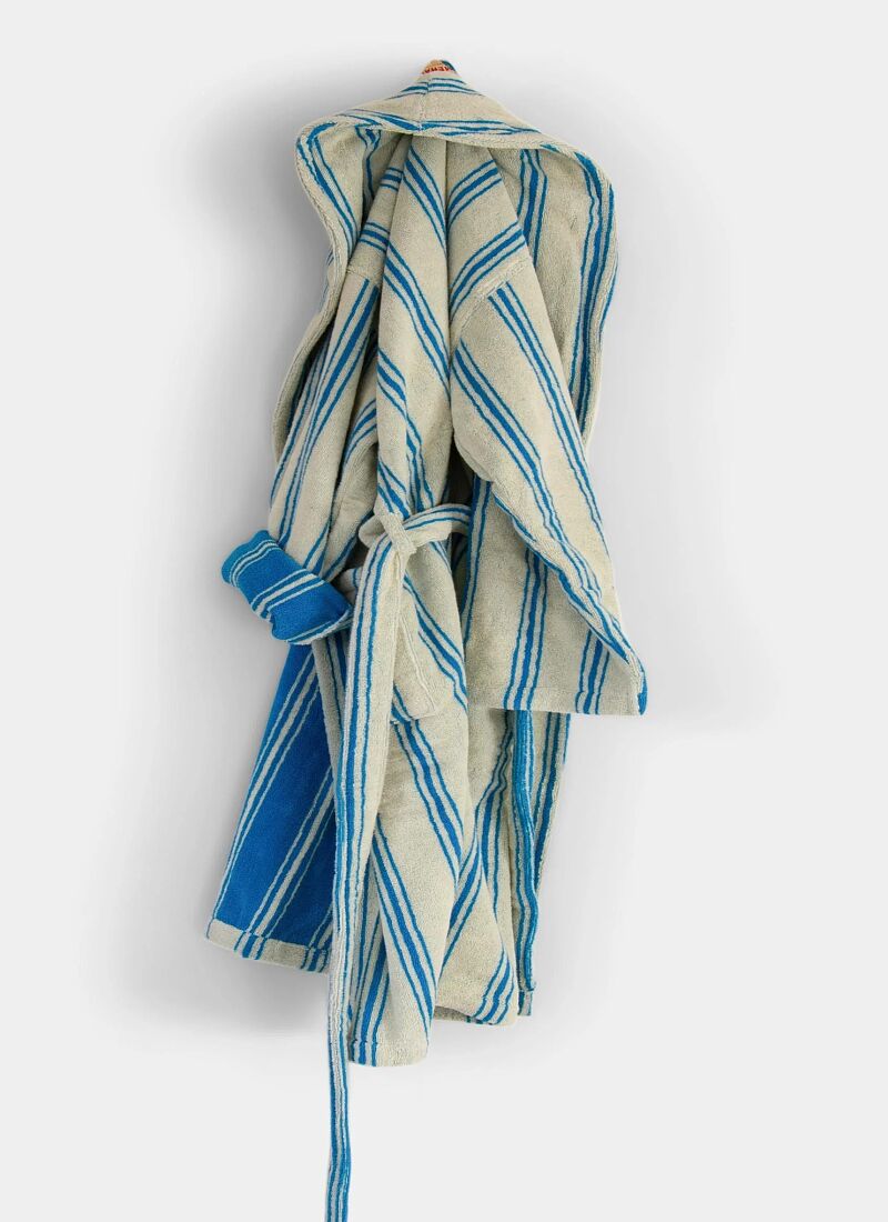 BATHROBE (LARGE/XLARGE) AQUA BLUE