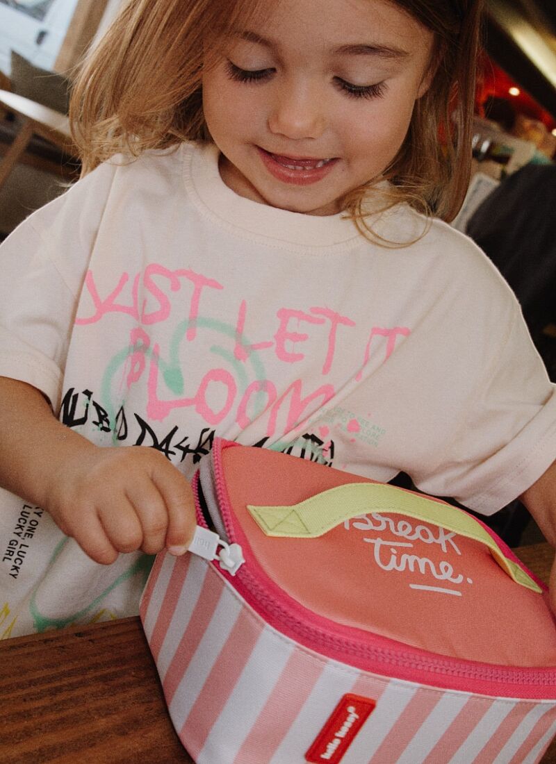 ISOTHERMAL LUNCH BAG PINK STRIPES