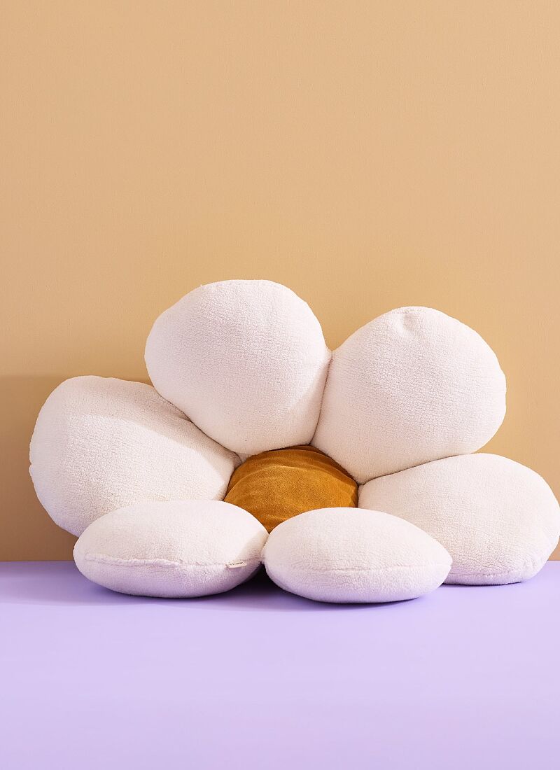 FLOOR CUSHION WITH FLOWER
