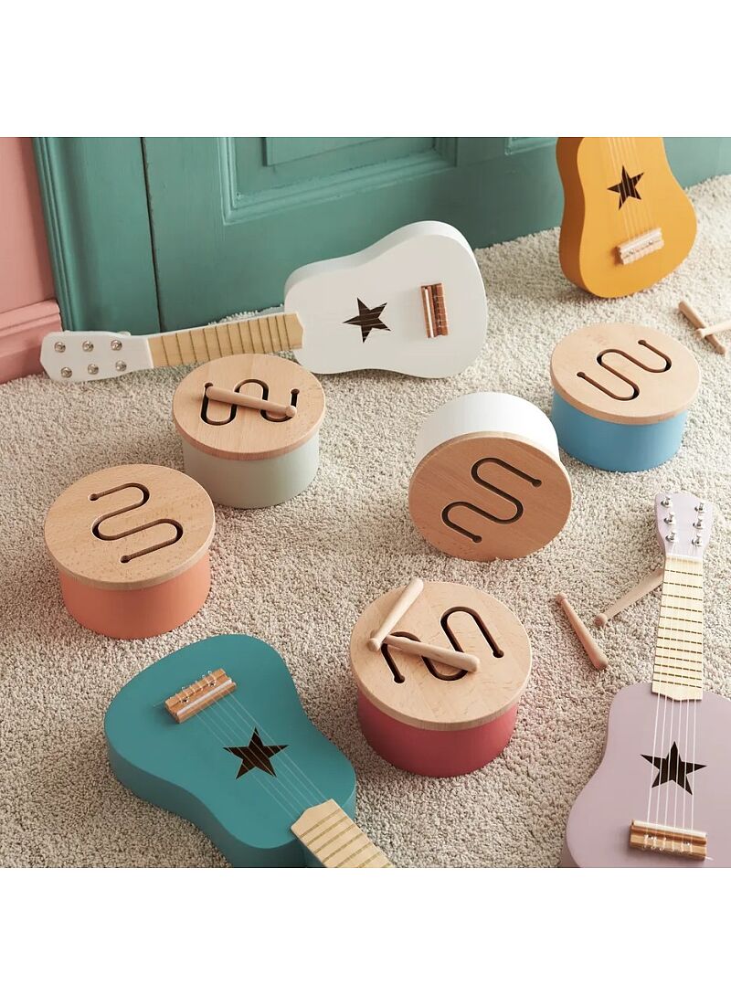 WOODEN DRUM MINI ORANGE
