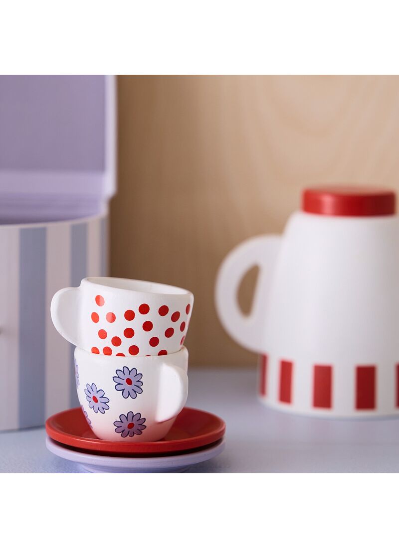 WOODEN COFFEE SET MOOMIN