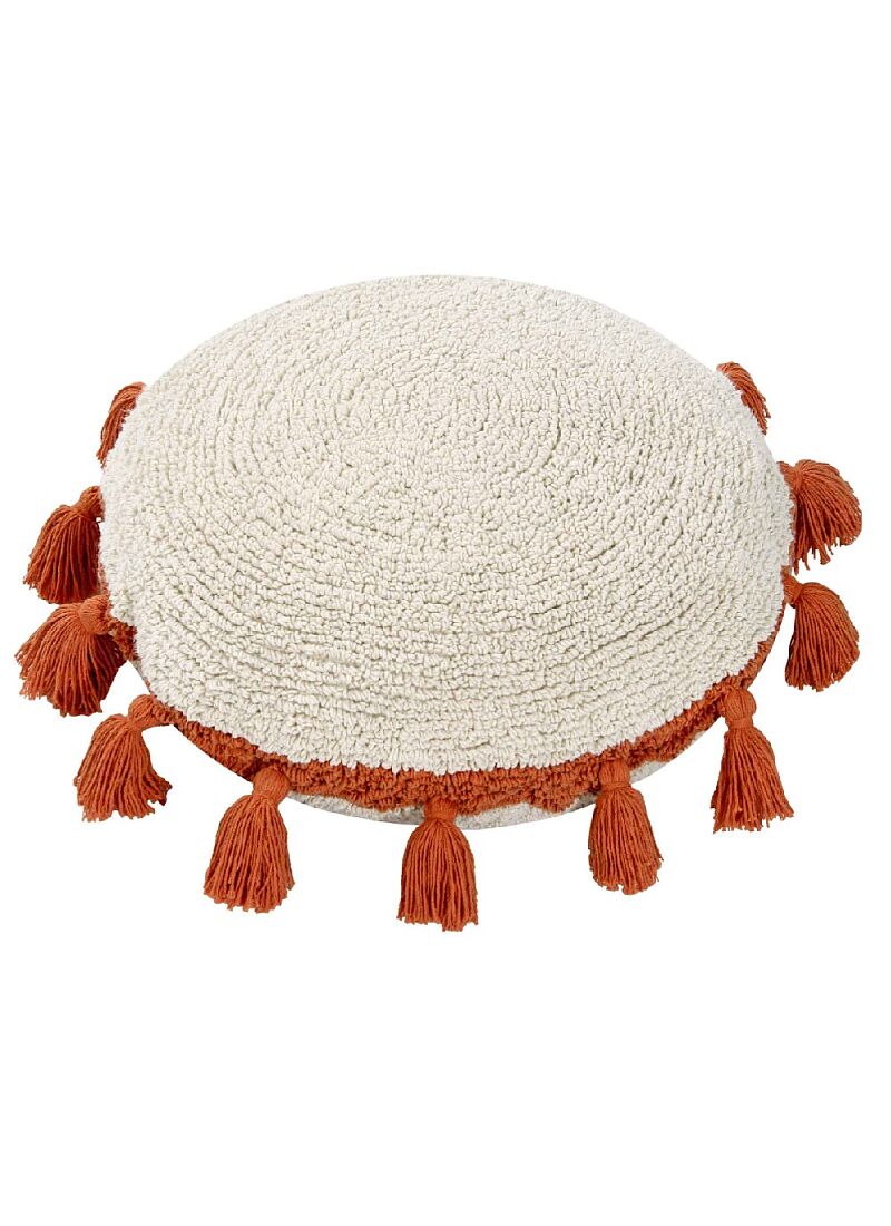 CUSHION CIRCLE TERRACOTA