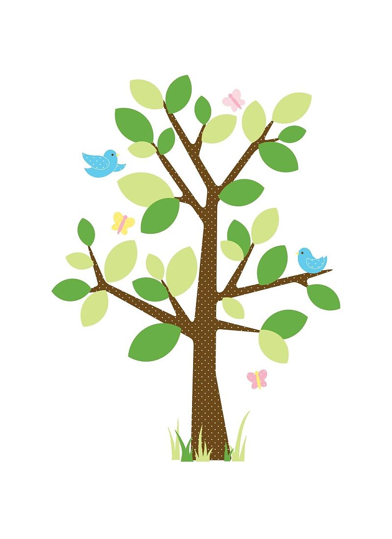 WALL STICKERS GIANT DOT TREE