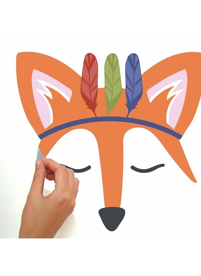WALL STICKERS SLEEPY WOODLAND ANIMALS